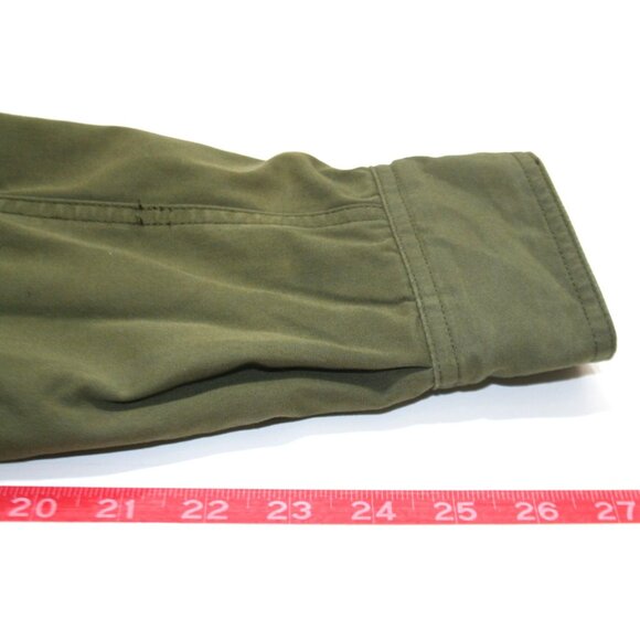 Duluth Trading Mens Warden Waxed Canvas Shirt Jac Green XL Chore Jacket Workwear - Picture 13 of 13